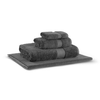 Полотенце для ног коврик махровый 50х79 Fancy - Антрацит / Charcoal от Lappartement (Лапартмент) турция 
