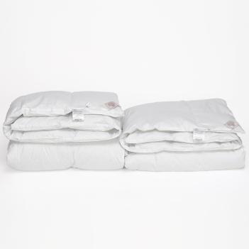 Одеяло с бортиком объемное 200х200 White Family Down 100% пух - теплое (1000 гр.) - Фото 9
