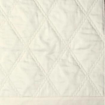 Покрывало Signoria Firenze Итальянское хлопковое стежка ромбами 270x260 Филикуди Filicudi 025 Ivory - Слоновая кость