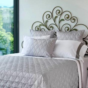 Покрывало стеганное ромбами 270x260 Филикуди Filicudi 352 Silver Moon - Серебро