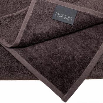 Массажное полотенце Hamam для растирания льняное 30х145 Galata Soft - Шоколад