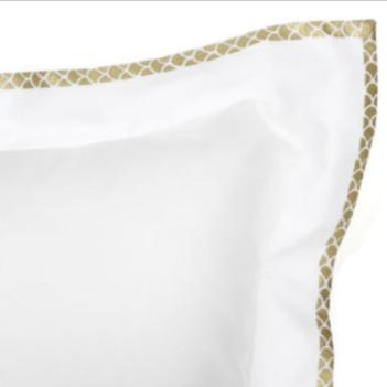 Постельное белье королевское (240х220) Gold - Белый - Фото 10