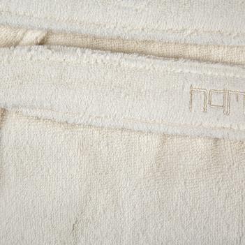 Халат махровый Galata Organic Contrast L/XL - Ivory / Слоновая кость от Hamam (Хамам) хлопок органический