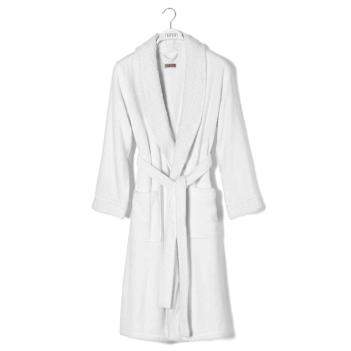 Халат Galata Organic Contrast L/XL - White / Белый от Hamam (Хамам)
