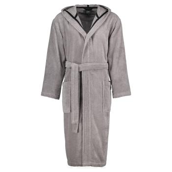 Халат из европы мужской махровый с капюшоном Sauna Time 833 XXL (60/62 размер) 79 - Серый
