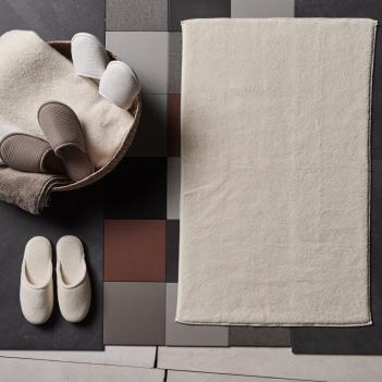 Коврики банные для ванны 60х95 Ease (Из) - Слоновая кость / Ivory от Hamam (Хамам) Турция