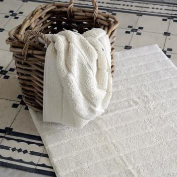 Коврик элитный Hamam впитывающий в ванную 80х120 Hanim - Слоновая кость