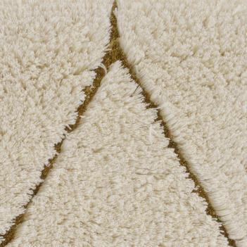 Коврик дорогой премиум класса махровый 60х100 Heritage (Херитаж) 800 - Золото с блестками