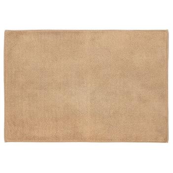 Коврик для ванной из хлопка 40х60 Heritage Natural Cotton - Темно-карамельный