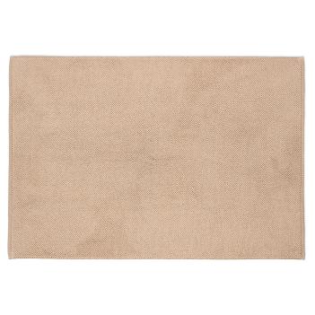 Коврик для ванной из хлопка 40х60 Heritage Natural Cotton - Светло-карамельный