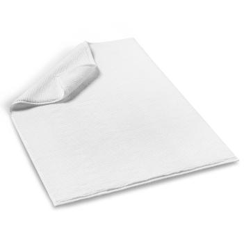Коврик рифленый в полоску махровый 60х90 Slim Ribbed Белый (Слим Риббед) от L'appartement (Лаппартмент)