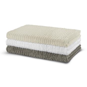 Коврик большой для ванной комнаты 60х95 Wavy Organic Вейви Органик - Ivory / Слоновая кость от Hamam (Хамам) 