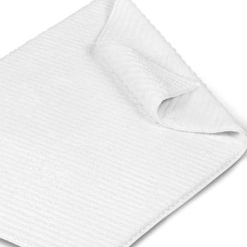 Коврик дорогой толстый для ванны 60х95 Wavy Organic Ветви Органик - Белый от Hamam (Хамам) 