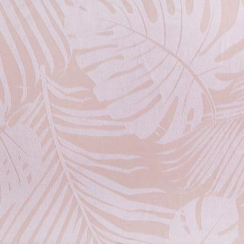 Полотенце пляжное жаккард Пальмовые листья 100х180 Leaves Jacquard - Коралловое