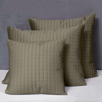 Покрывало итальянское стеганое хлопок 100% Италия 270x260 Мазаччо Masaccio 269 Olive Green - Оливковый зеленый