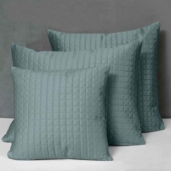 Покрывало итальянское стеганое хлопок 100% Италия 270x260 Мазаччо Masaccio 299 Wilton Blue - Пыльно голубой