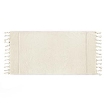 Полотенце тонкое махровое банная простыня 100х150 Meyzer Tassels - Cлоновая кость от Hamam