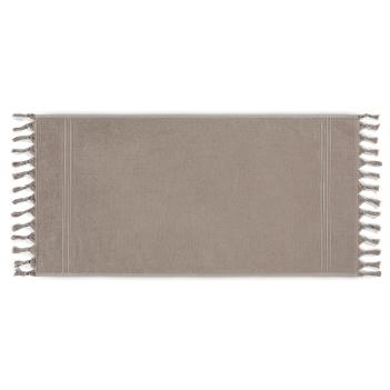 Полотенце дорогое премиум тонкое махровое для рук 50х100 Meyzer Tassels - Дым от Hamam