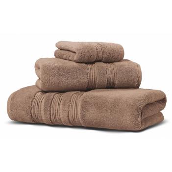 Полотенце элитное впитывающее мягкое высокой плотности хлопок 100% 70х140 Nova - Темная карамель