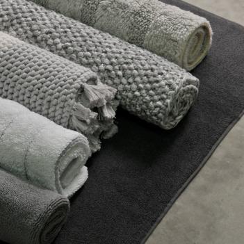 Коврик ворсистый в ванную комнату 60х90 Neppy Tufted - Светло-серый