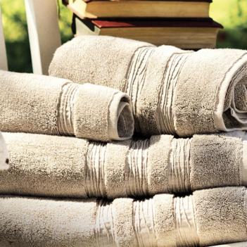 Полотенце впитывающее мягкое высокой плотности хлопок 100% 70х140 Nova - Льняное