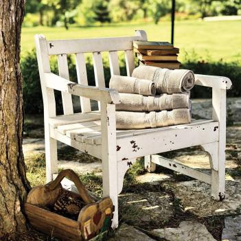 Полотенце премиум класса впитывающее мягкое высокой плотности хлопок 100% 30х40 Nova - Льняное