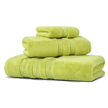 Полотенце премиум класса впитывающее мягкое высокой плотности хлопок 100% 30х40 Nova - Салатовое