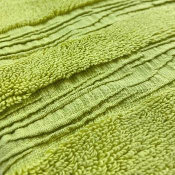 Полотенце впитывающее пушистое высокой плотности хлопок 100% 30х40 Nova - Салатовое