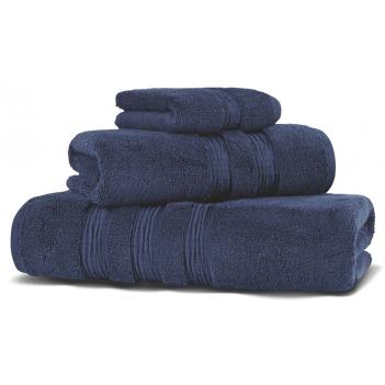 Полотенце впитывающее мягкое высокой плотности хлопок 100% 50х100 Nova - Темно-синее