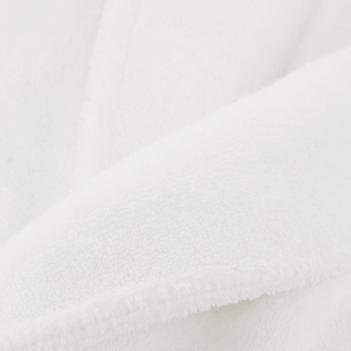 Халат домашний теплый мягкий Olympia / Олимпия M 100% хлопок - Белый / White от Hamam (Хамам)