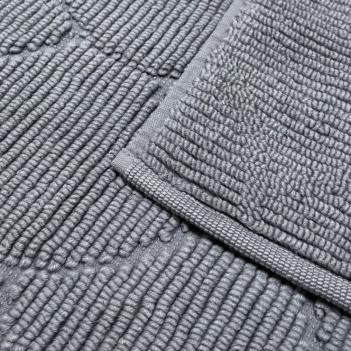 Коврик элитный для ванны 60х95 Oyster / Ракушка - Темно-серый (Dark grey) Hamam (Хамам)