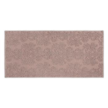 Полотенце турецкое красивое с жаккардовым узором 50х100 Patara - Жемчужно розовое