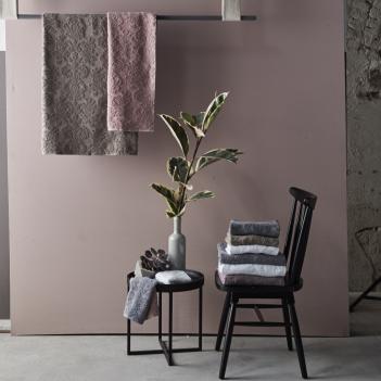 Полотенце красивое с жаккардовым узором 30х40 Patara Hamam  Коричневый дым