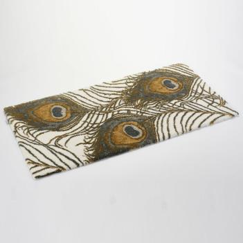 Ковер с люрексом толстый 70x140 Пикок Peacock 800 - Gold / Золото от Abyss and Habidecor (Абисс Хабидекор)