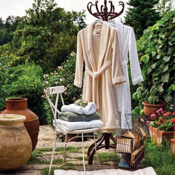 Халат хлопок турция 100% PERA XXL Hamam - Белый / White