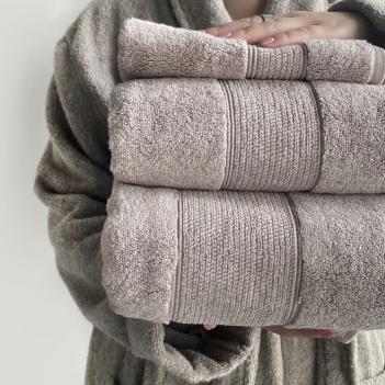 Полотенце пушистое 30х40 Ash модал / хлопок - Слоновая кость от Hamam (Хамам) турция