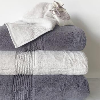Полотенце махровое 50х76 Galata Organic (Галата Органик) - Charcoal / Антрацит от Hamam (хамам)