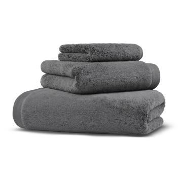 Полотенце махровое большое банное 100х180 Olympia - Темно-серый Dark Grey  от Hamam (Хамам) 