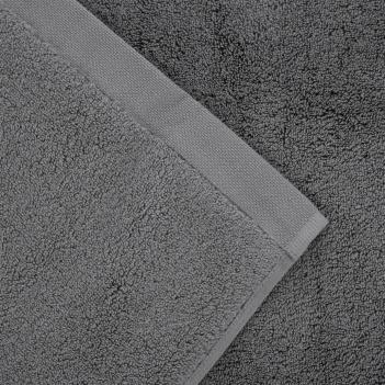 Полотенце махровое большое банное 100х180 Olympia - Темно-серый Dark Grey от Hamam (Хамам) 100 % хлопок высокой плотности