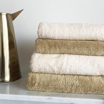 Полотенце для тела 70х140 Glam - Слоновая кость от Hamam (Хамам) мягкое однотонное сливочный цвет