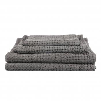 Полотенце вафельное 100х150 Поусада Pousada от Abyss Habidecor (Абисс Хабидекор) 920 Gris - Серый