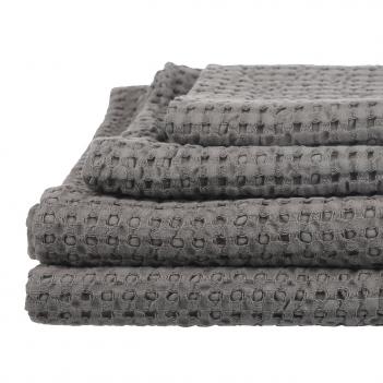 Полотенце вафля 100х150 Поусада Pousada от Abyss Habidecor (Абисс Хабидекор) 920 Gris - Серый