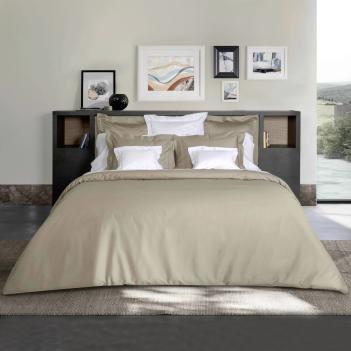 Luxury Bedding элитное постельное белье -Комплект наволочек премиум сатин 300 ТС с мережкой Италия (50х70 - 2 шт.) Раффаэлло Raffaello Signoria - 048 Khaki - Землистый