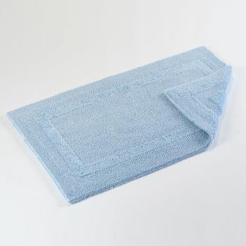 Коврик пушистый  плотный махровый 70х120 Реверс (Reversible) 330 Powder Blue - Голубой  от Abyss & Habidecor ( Абисс Хабидекор )