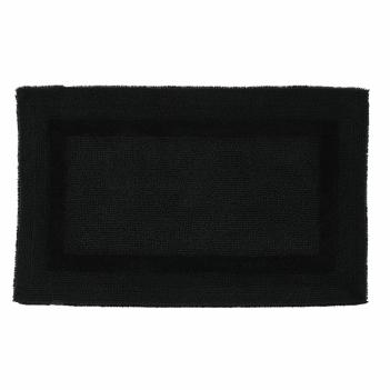 Коврик махровый премиум 70х120 Реверс (Reversible) 990 Black - Черный от Abyss & Habidecor ( Абисс Хабидекор )