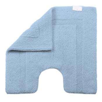 Коврик с вырезом для туалета 60х60 Реверс С 330 Powder Blue - Голубой от Abyss Habidecor (Абисс Хабидекор)