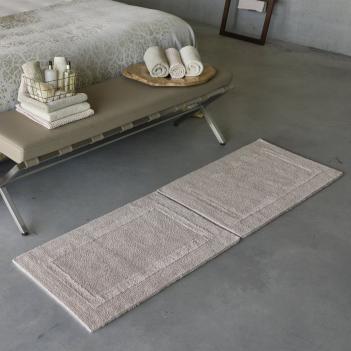 Коврик европа люкс махровый 50х80 Реверс (Reversible) 992 Platinum - Серебро от Abyss & Habidecor ( Абисс Хабидекор )