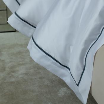 Постельное белье полутороспальное (150х200) Rhone Bianco Ottico - 300 ТС - Фото 6