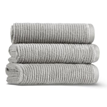 Полотенце в рубчик 30х40 Slim Ribbed от Lappartement (Лапартмент) - Fog Светлоо-серый Турция