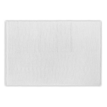 Коврик рифленый в полоску махровый 60х90 Slim Ribbed Белый (Слим Риббед) от L'appartement (Лаппартмент)